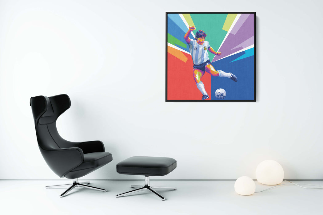 Diego Maradona - Football Player - Canvas Art Print