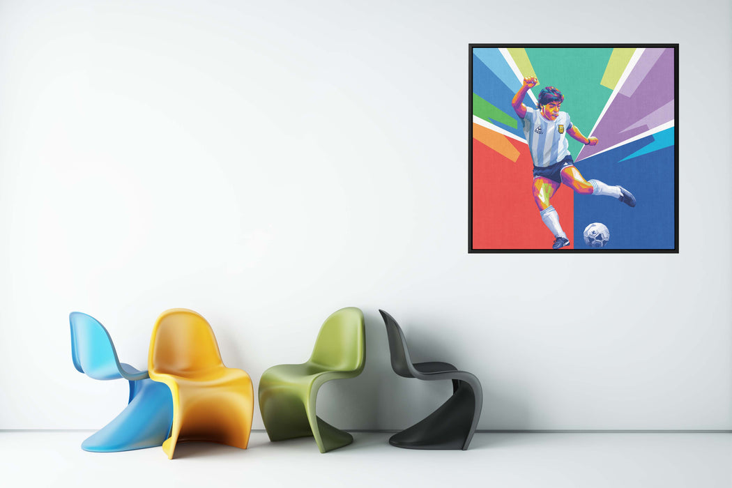 Diego Maradona - Football Player - Canvas Art Print