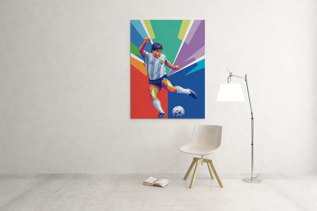 Diego Maradona - Football Player - Canvas Art Print