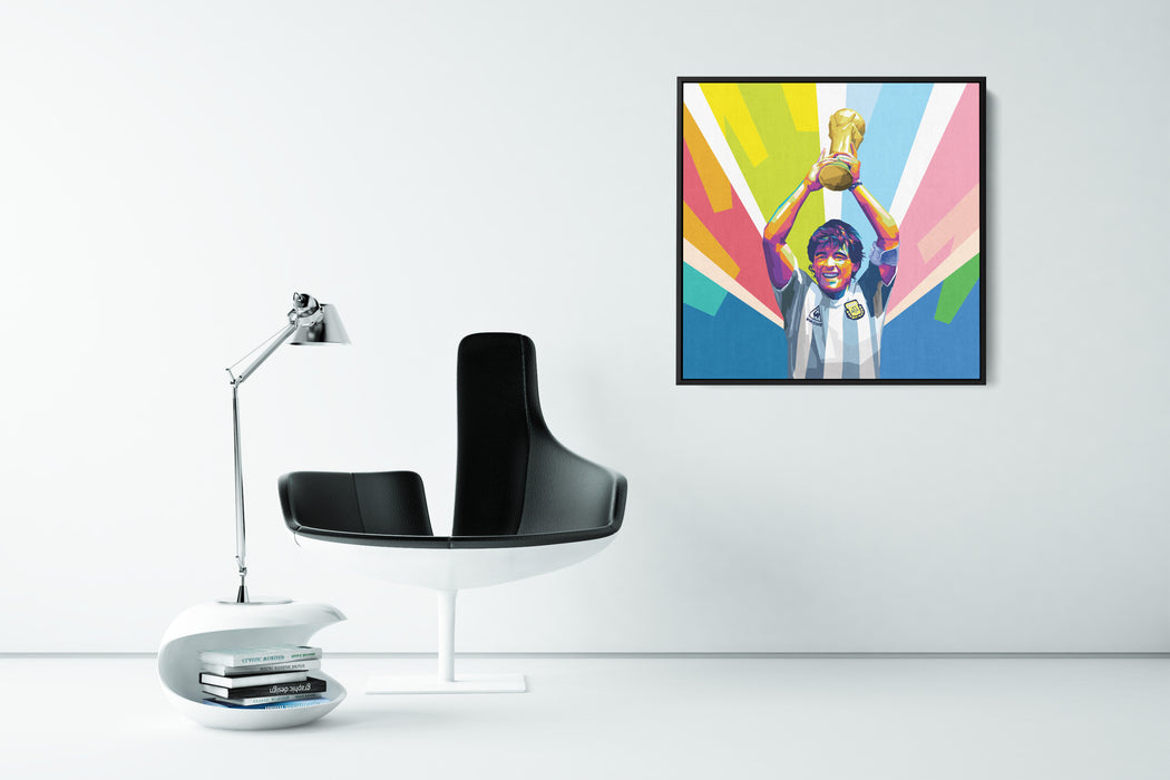 Diego Maradona - The Legend - Canvas Print