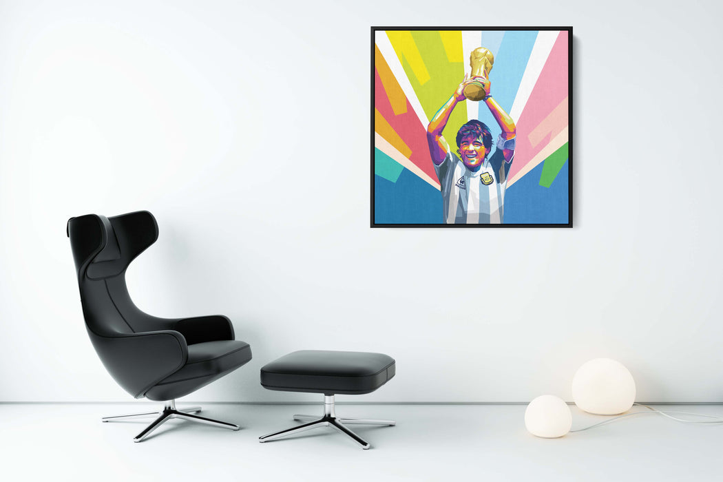 Diego Maradona - The Legend - Canvas Print