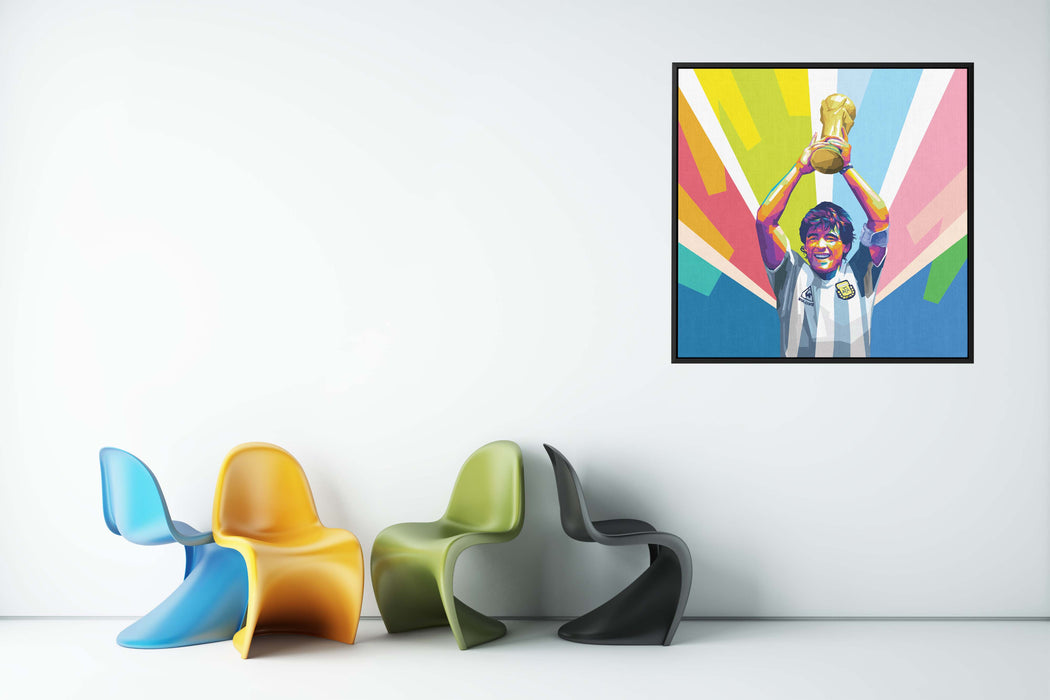 Diego Maradona - The Legend - Canvas Print