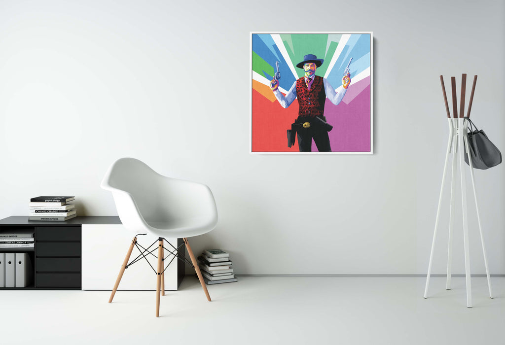 Doc Holliday - I'm Your Huckleberry - Canvas Art Print