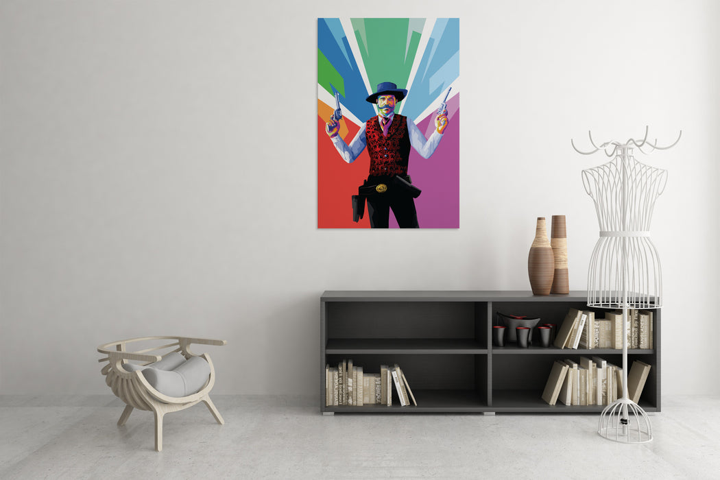 Doc Holliday - I'm Your Huckleberry - Canvas Art Print