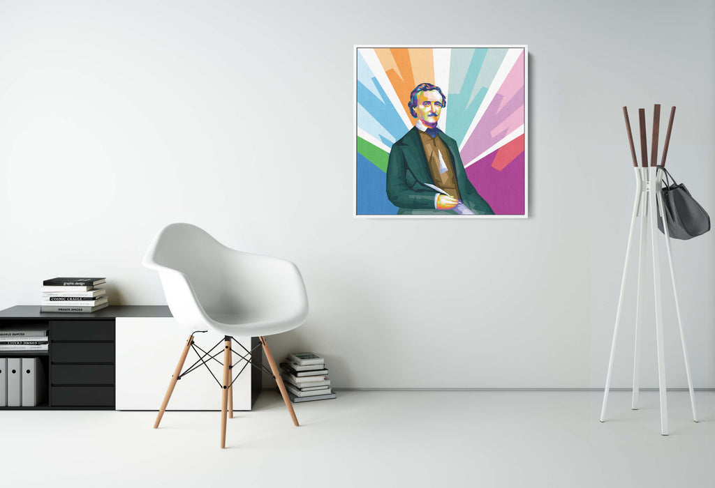 Edgar Allen Poe - The Raven - Canvas Art Print