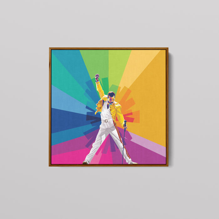 Freddie Mercury - Wembley - Canvas Print