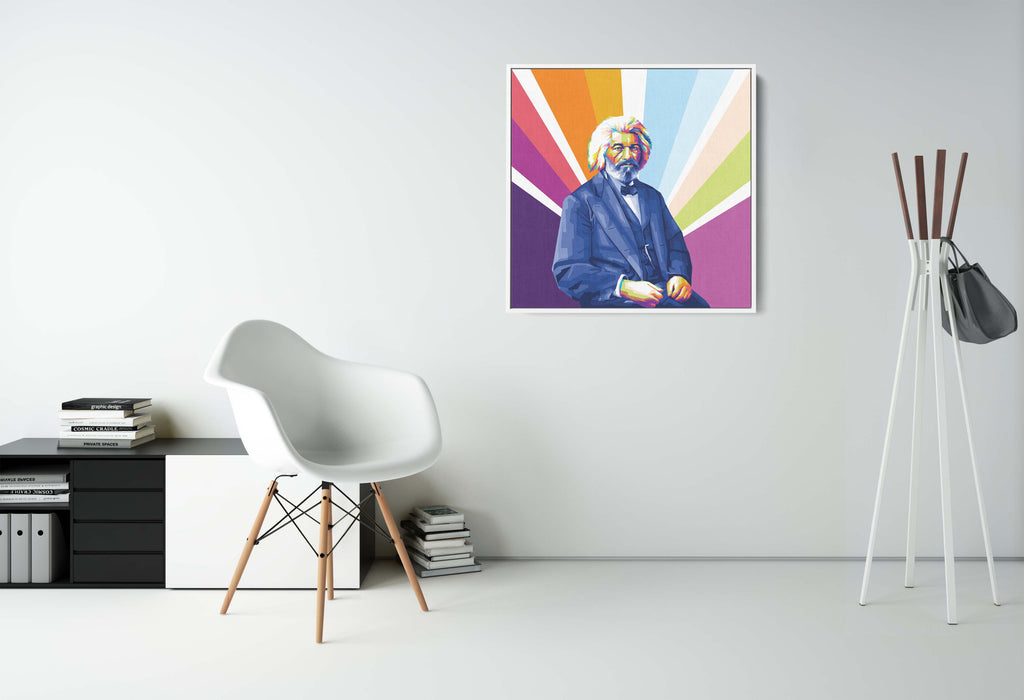 Frederick Douglass - Portrait - Canvas Art Print