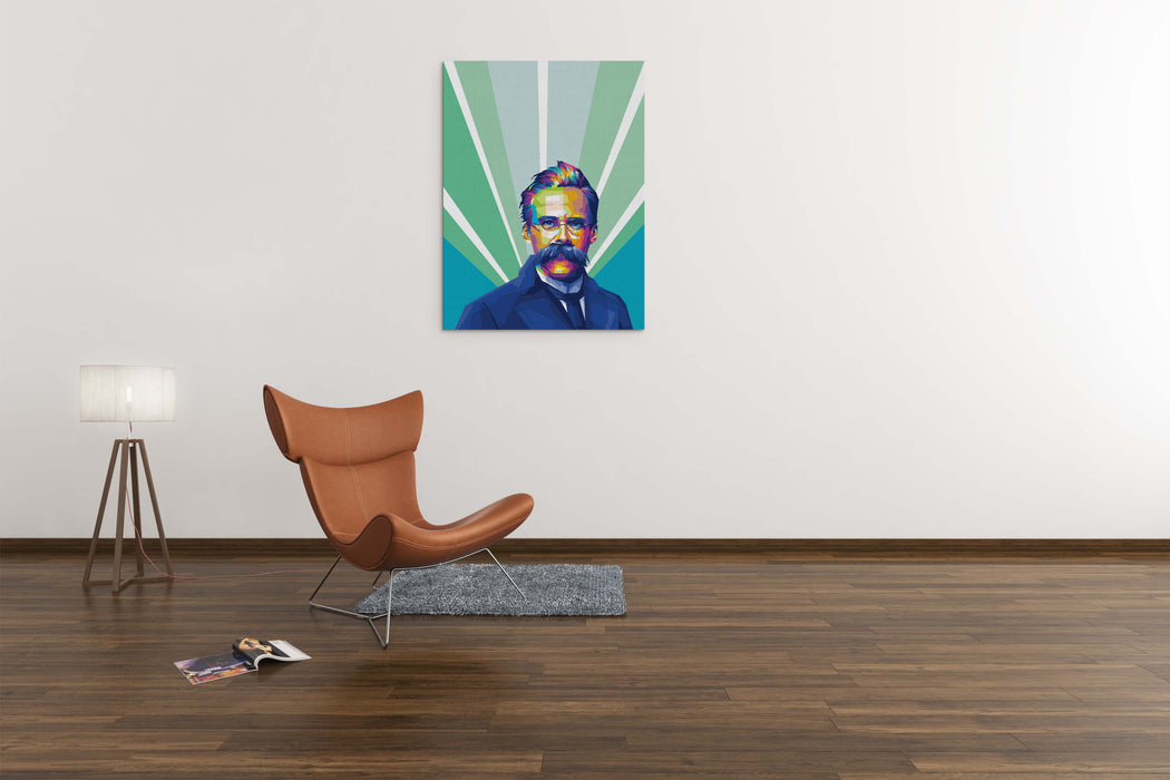 Friedrich Nietzsche - German Philosopher - Canvas Print