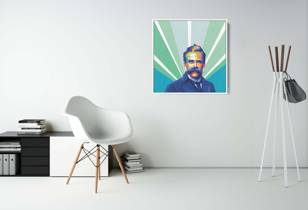 Friedrich Nietzsche - German Philosopher - Canvas Print