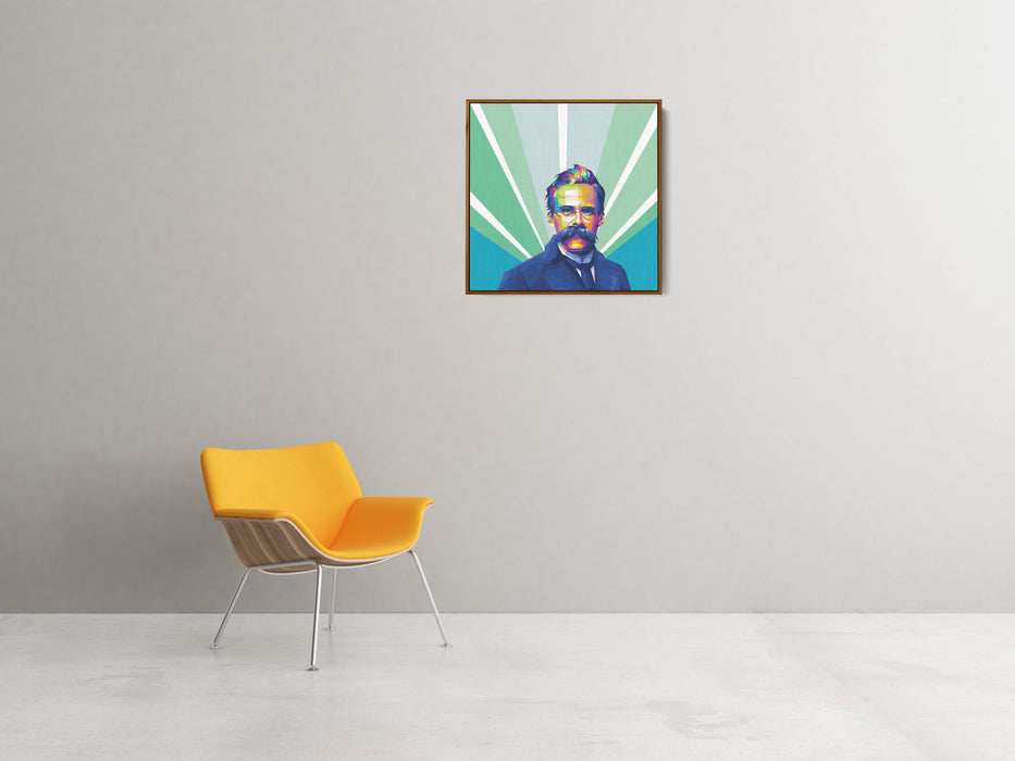 Friedrich Nietzsche - German Philosopher - Canvas Print