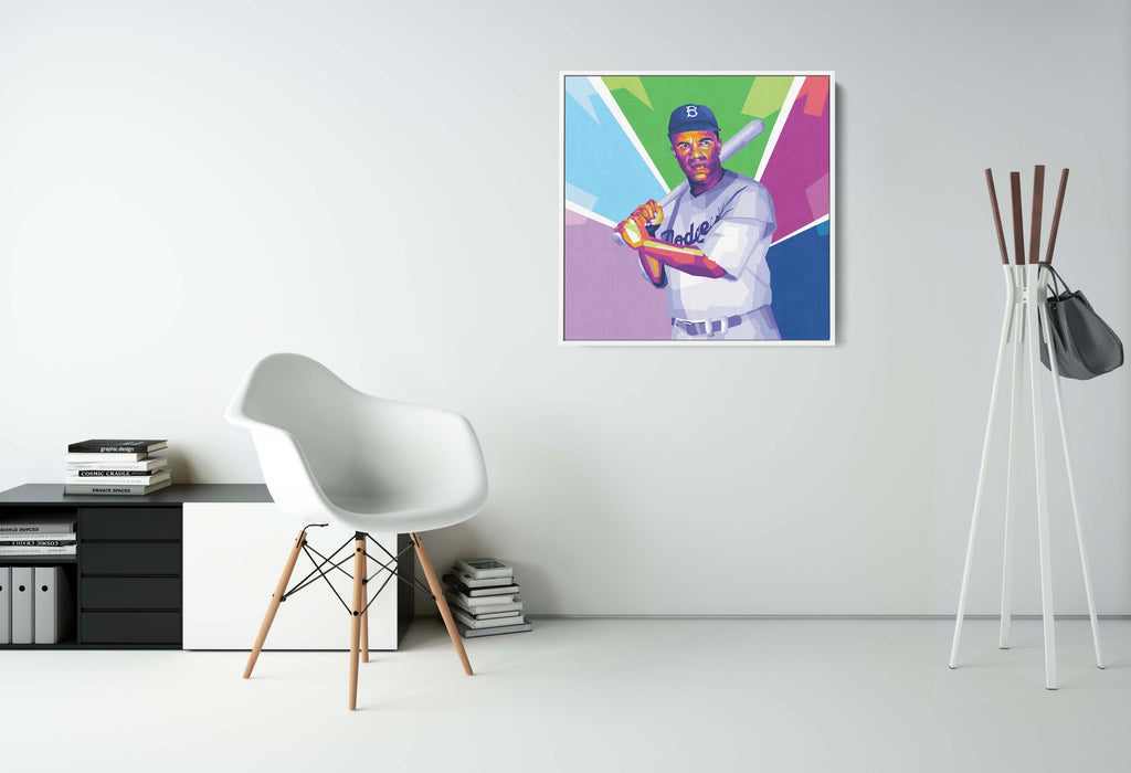 Jackie Robinson - Dodgers - Canvas Print