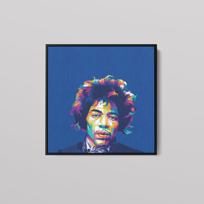 Jimi Hendrix Portrait - Canvas Print