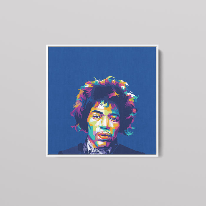 Jimi Hendrix Portrait - Canvas Print