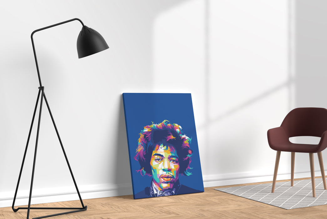 Jimi Hendrix Portrait - Canvas Print