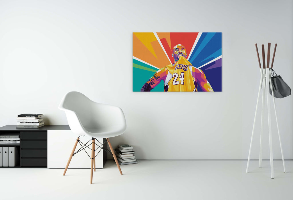 Kobe Bryant - From Heaven - Canvas Art Print