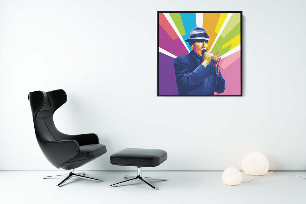 Leonard Cohen - Hallelujah - Canvas Art Print