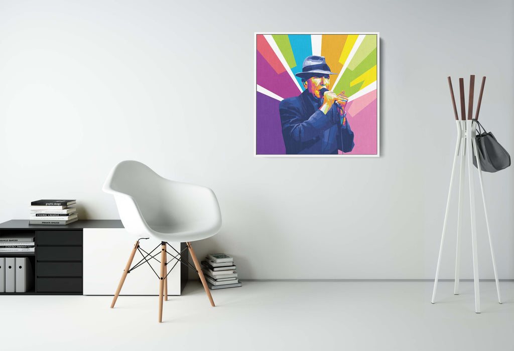 Leonard Cohen - Hallelujah - Canvas Art Print