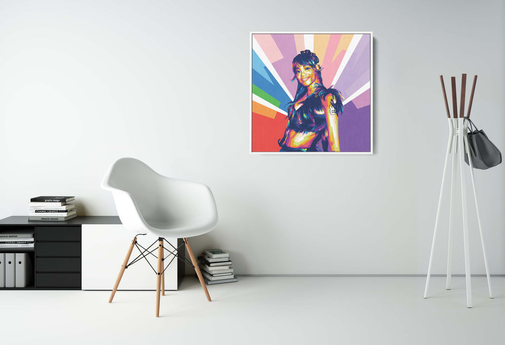 Lisa Lopes - Left Eye - Canvas Art Print