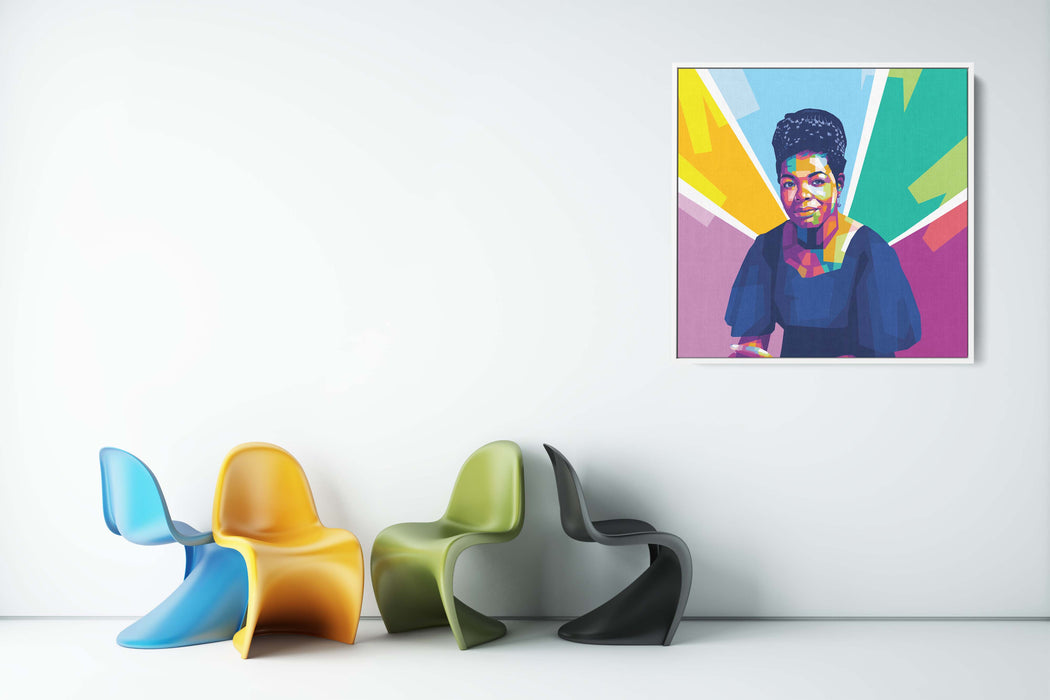 Maya Angelou - Portrait - Canvas Print