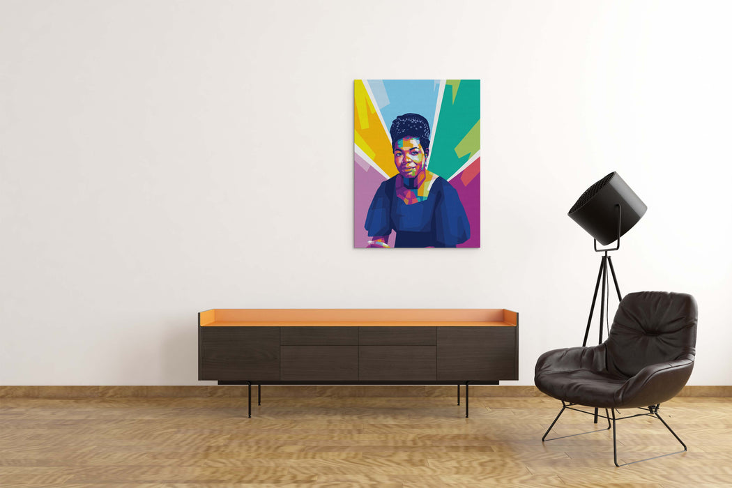 Maya Angelou - Portrait - Canvas Print