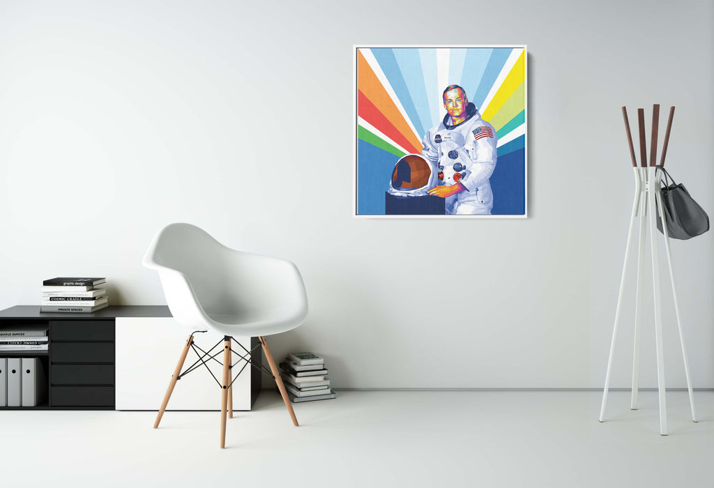 Neil Armstrong - Portrait - Canvas Art Print