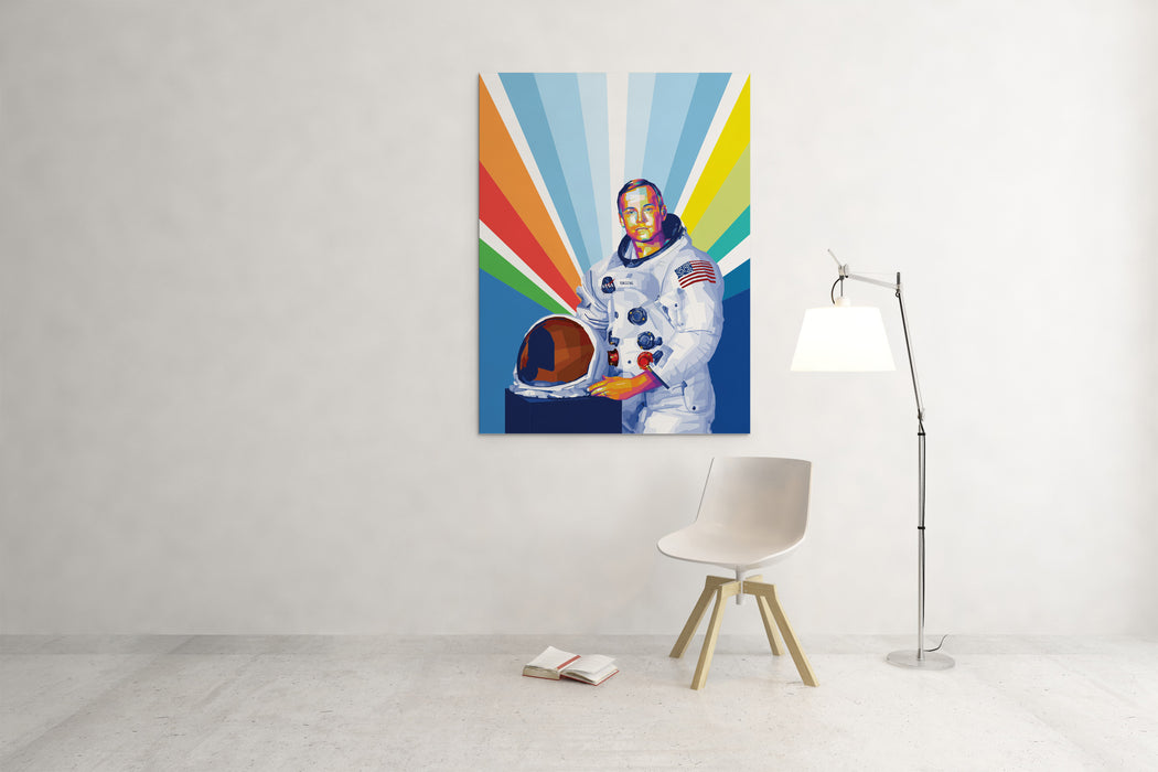 Neil Armstrong - Portrait - Canvas Art Print