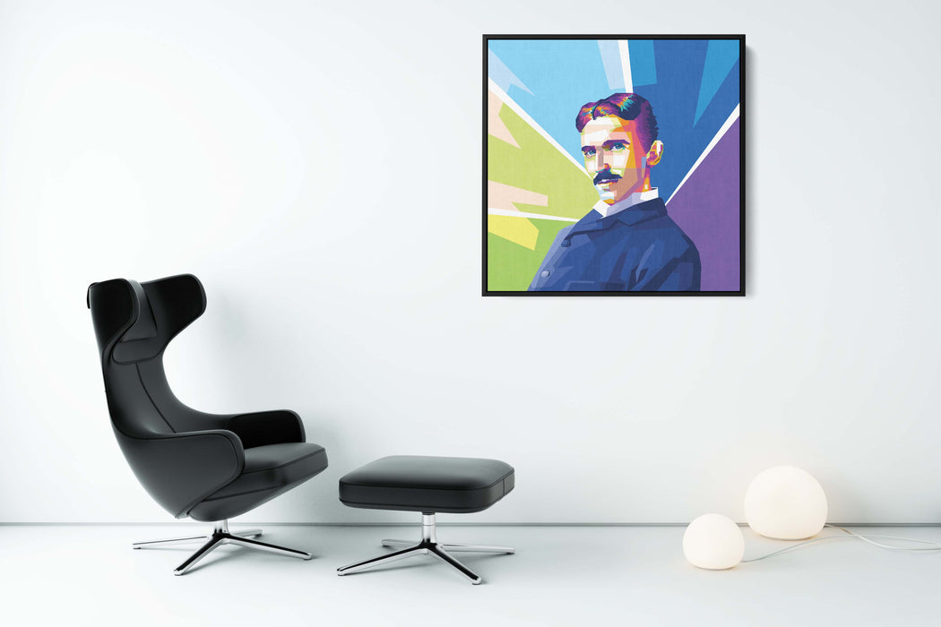 Nikola Tesla - Portrait - Canvas Art Print