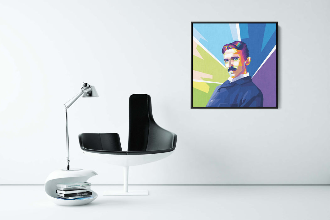 Nikola Tesla - Portrait - Canvas Art Print