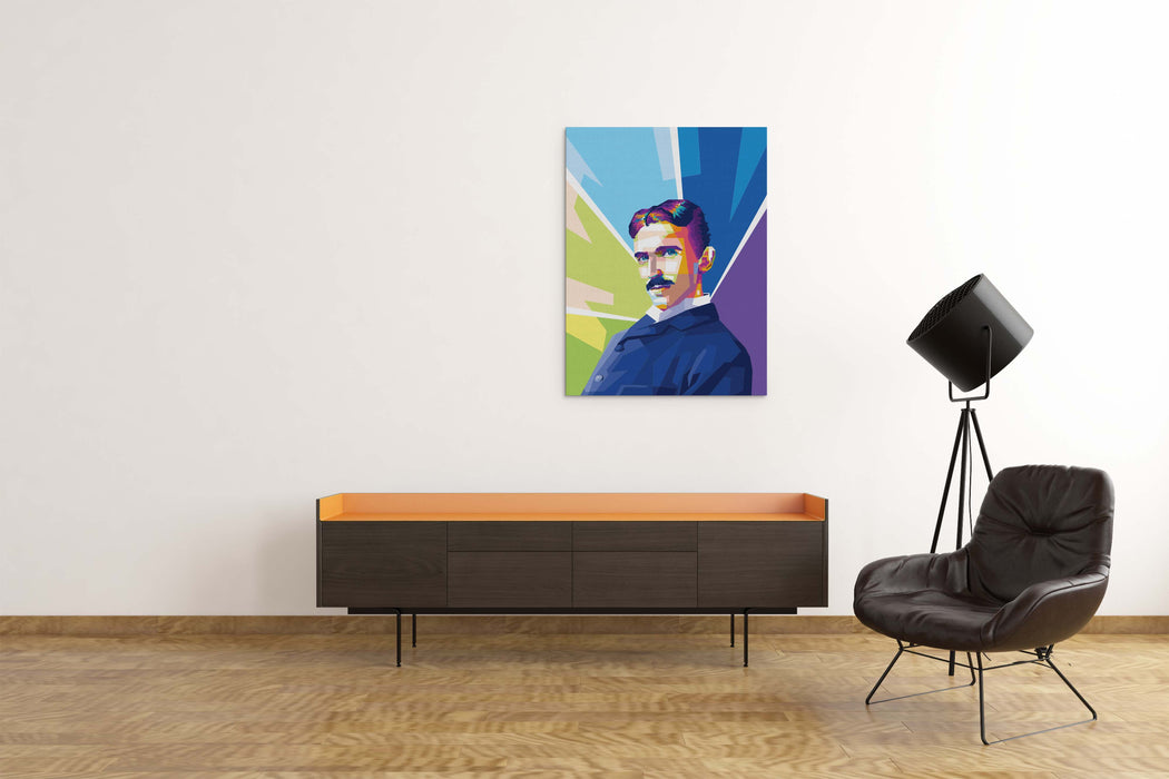 Nikola Tesla - Portrait - Canvas Art Print