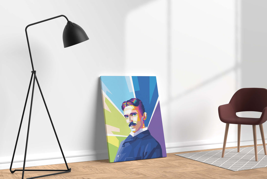 Nikola Tesla - Portrait - Canvas Art Print