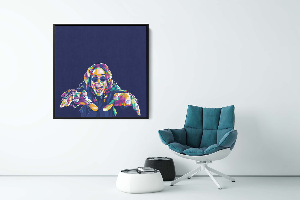 Ozzy Osbourne Portrait - Hands out - Canvas Print