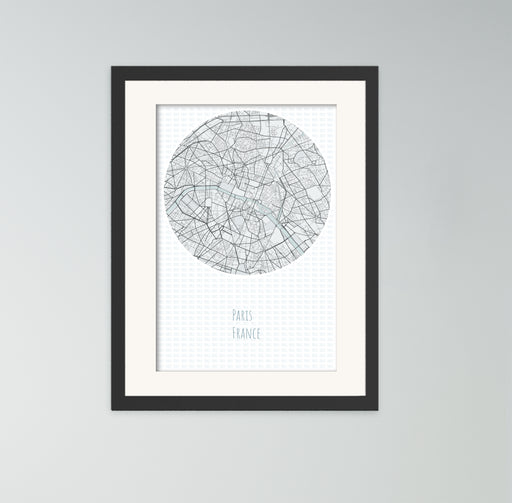 A canvas print of minimalist map of San Francisco.