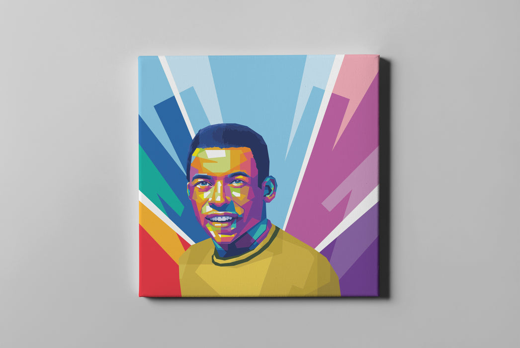 Pele - King of Football - Canvas Art Print