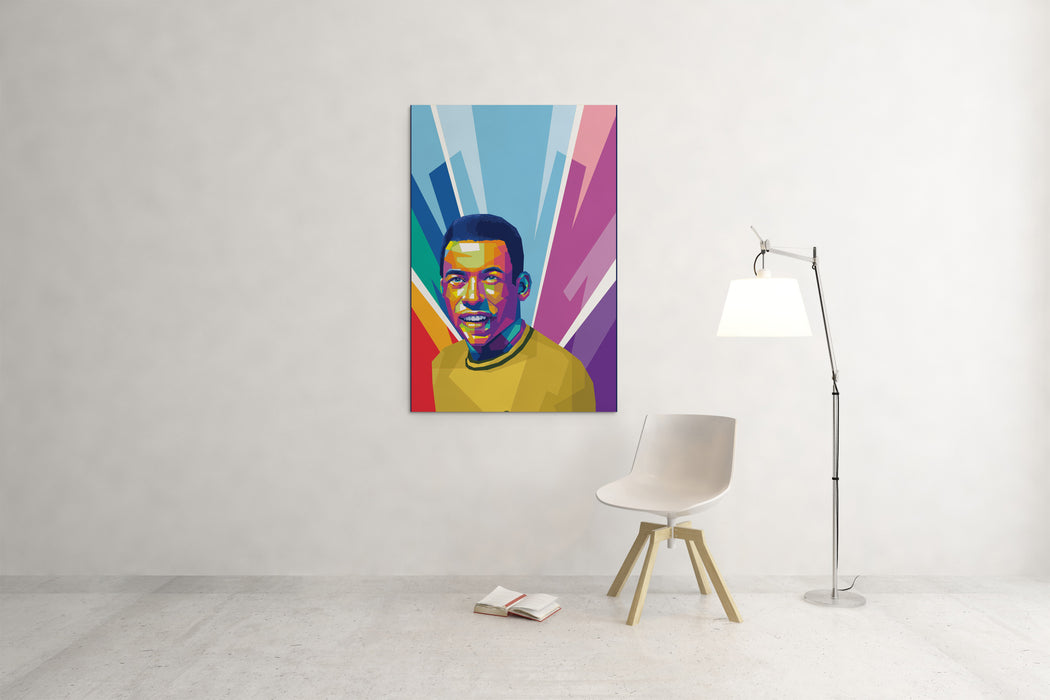 Pele - King of Football - Canvas Art Print