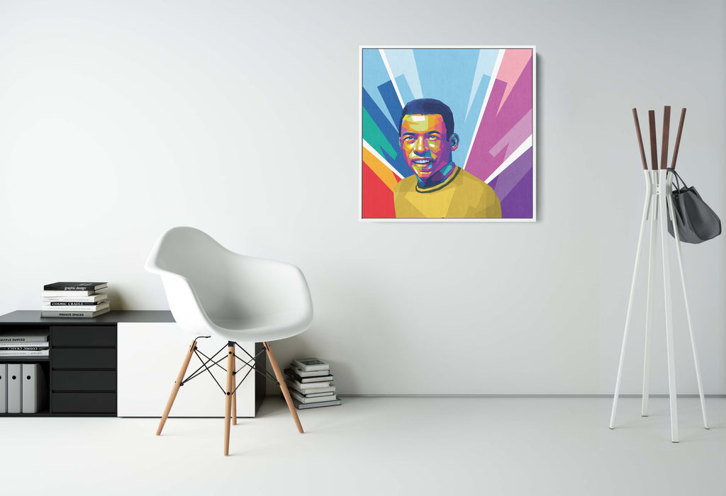 Pele - King of Football - Canvas Art Print