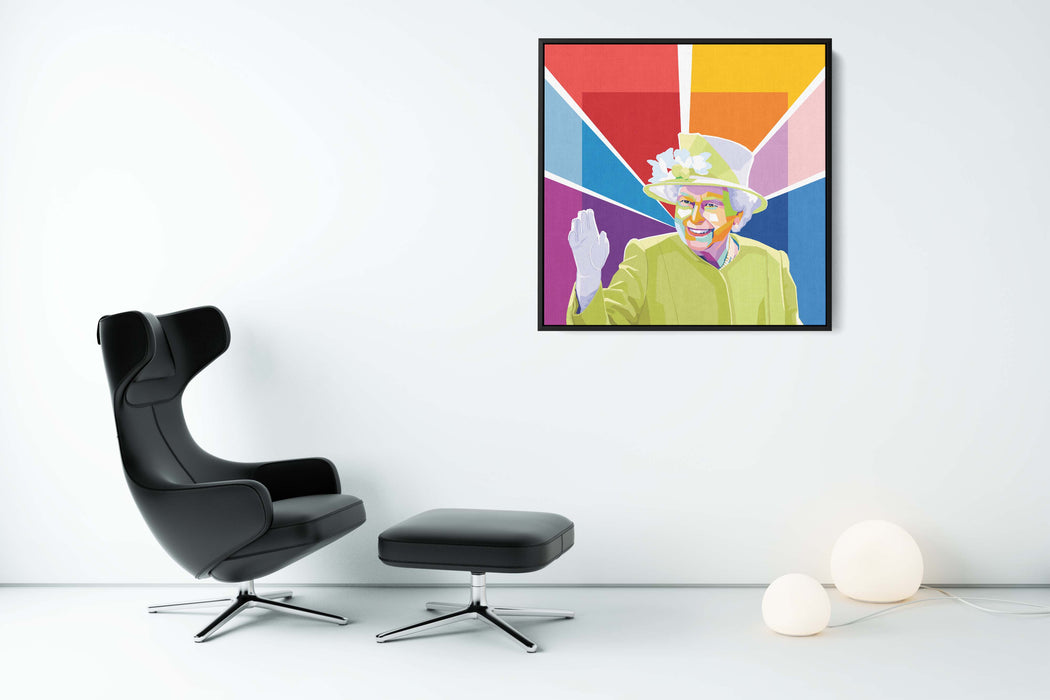 Queen Elizabeth II - Portrait - Canvas Print