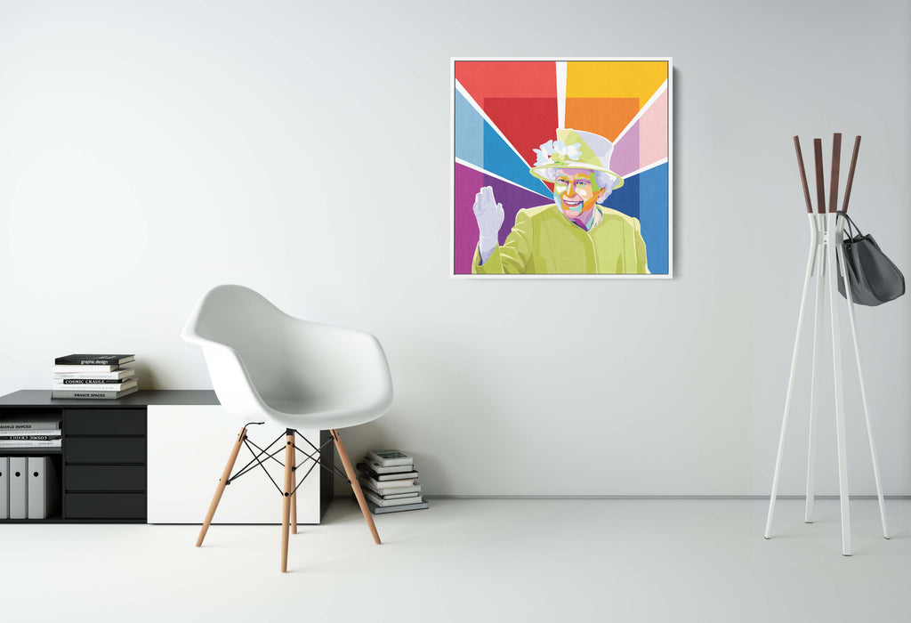 Queen Elizabeth II - Portrait - Canvas Print