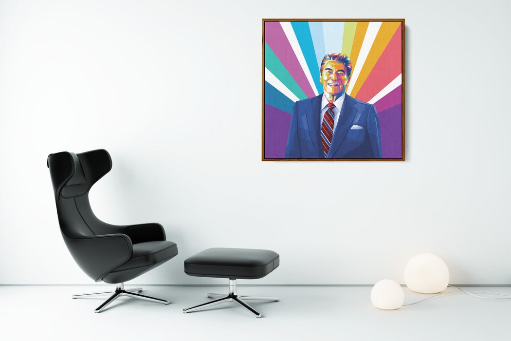 Ronald Reagan - 40th U.S. President - Canvas Art Print