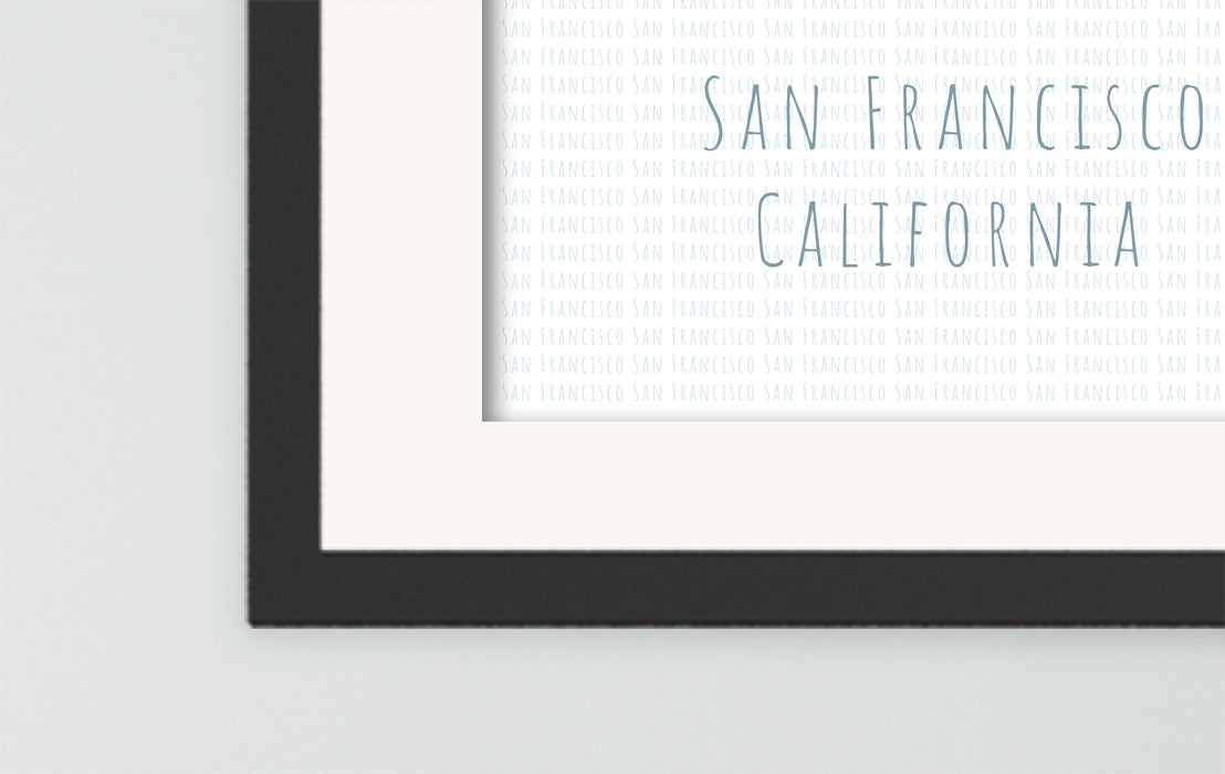 San Francisco Minimalist Map Poster