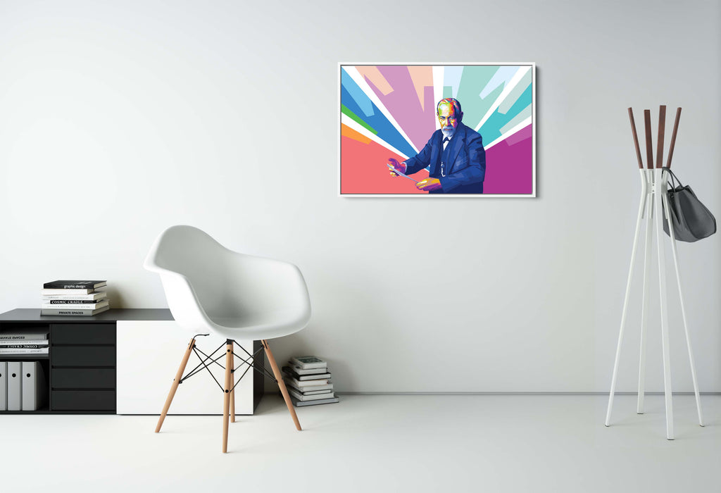 Sigmund Freud - Austrian Neurologist - Canvas Art Print