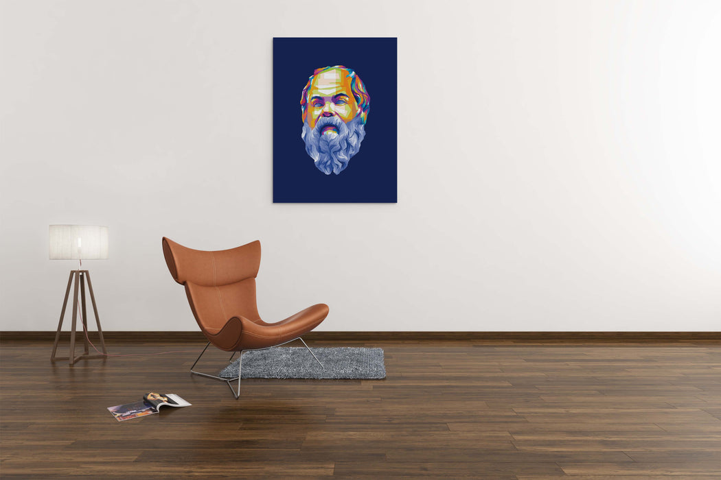 Socrates - Greek Philosopher - Canvas Art Print