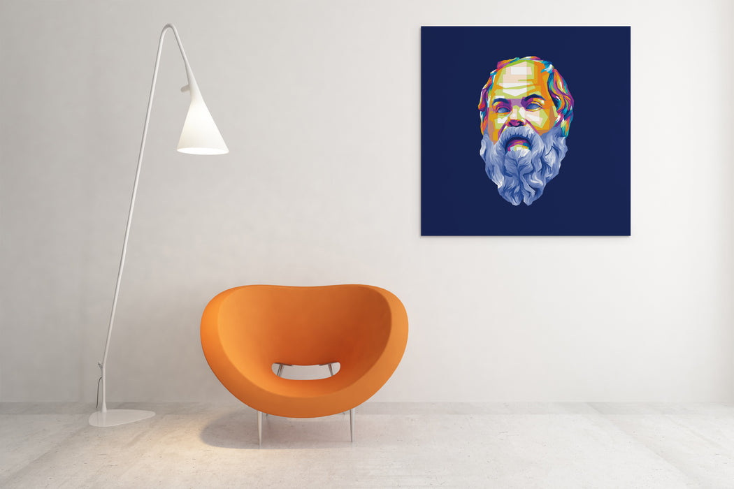 Socrates - Greek Philosopher - Canvas Art Print