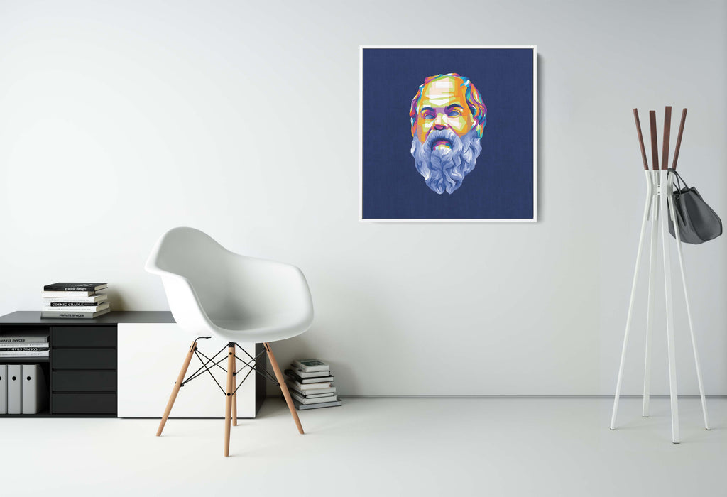 Socrates - Greek Philosopher - Canvas Art Print