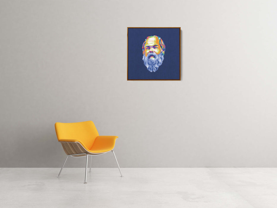 Socrates - Greek Philosopher - Canvas Art Print