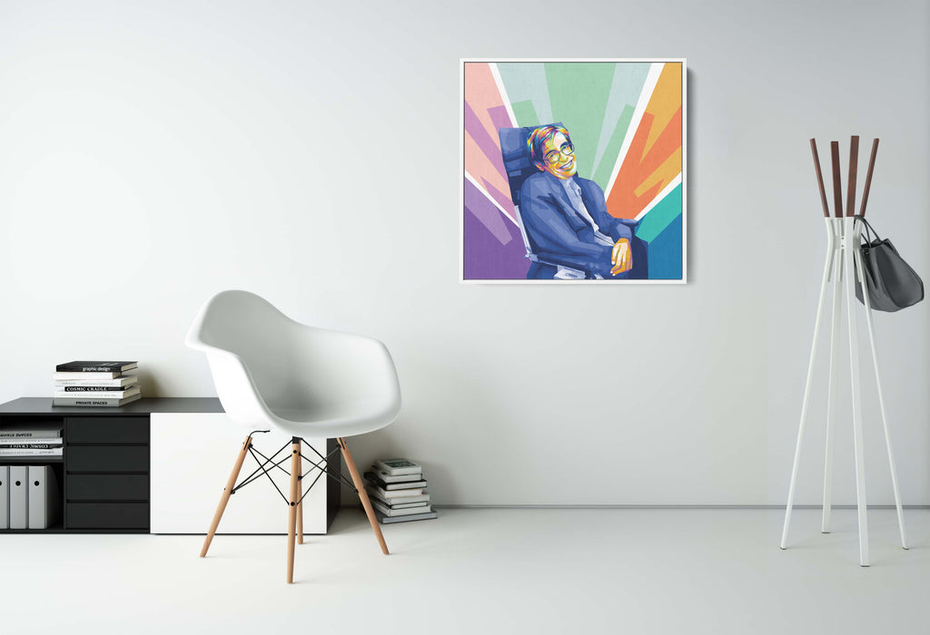 Stephen Hawking - English Physicist - Canvas Print