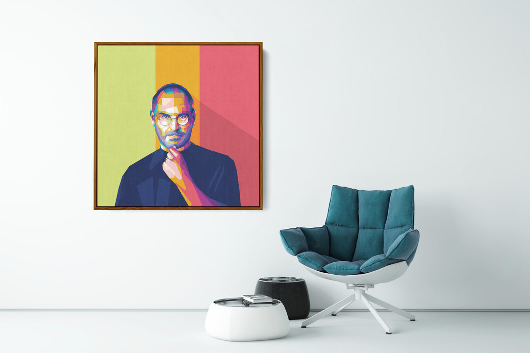 Steve Jobs Portrait - Canvas Print