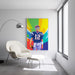 Modern Pop Art Poster of Tom Brady Portrait