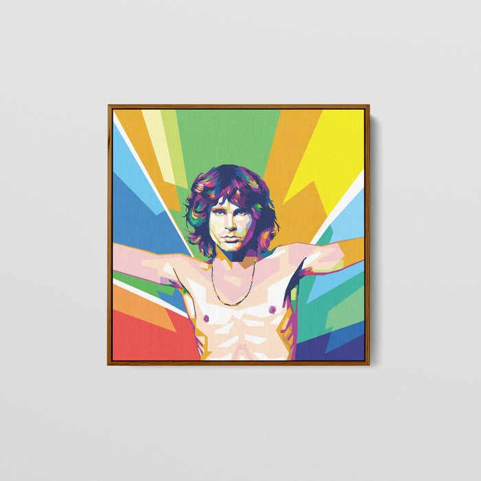 Jim Morrison Portrait Canvas Print