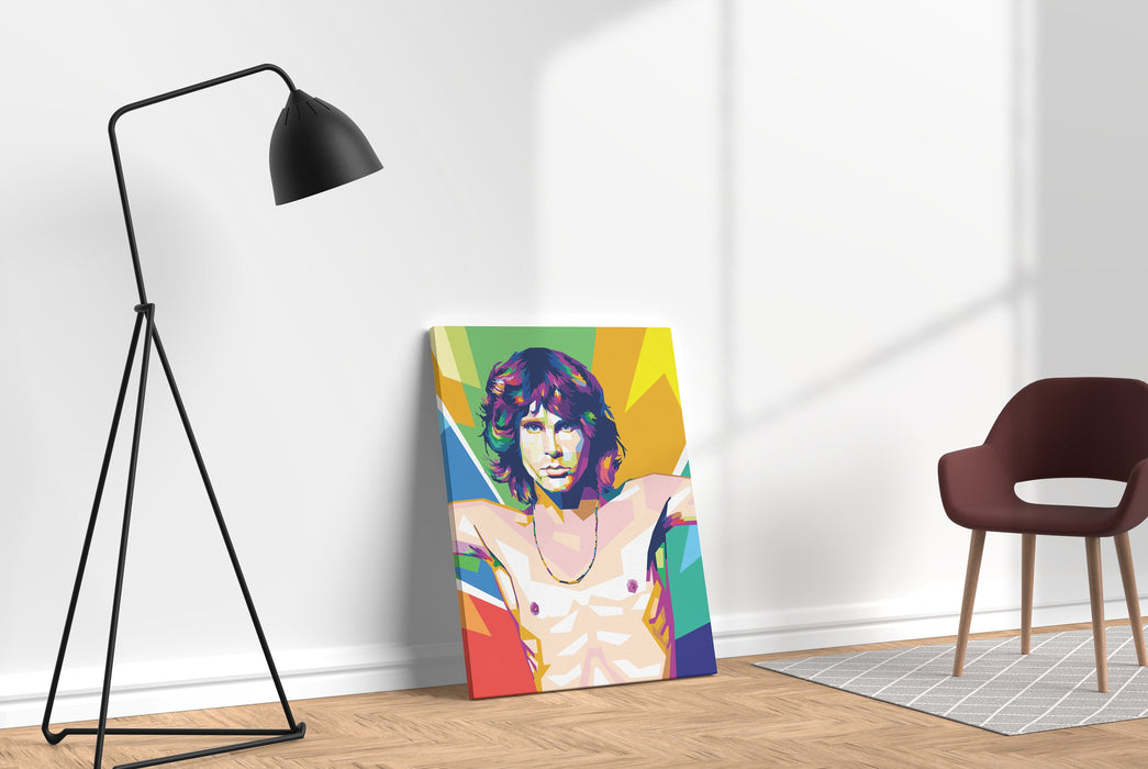 Jim Morrison Portrait Canvas Print