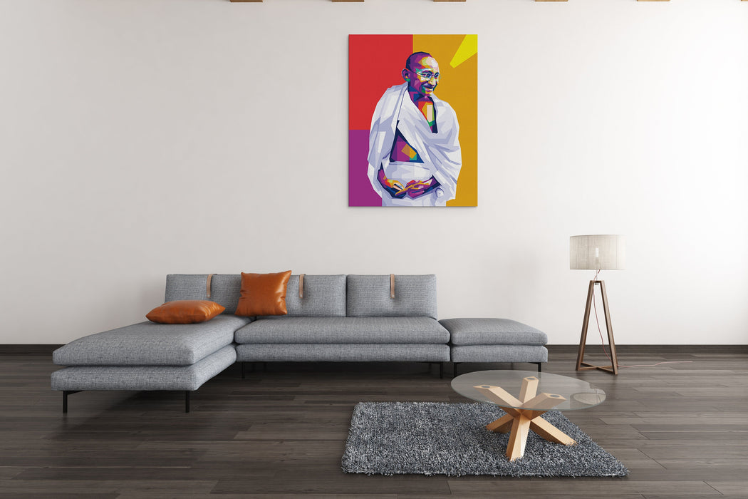 Mahatma Gandhi Portrait - Canvas Print